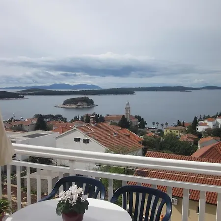 In With Sea View, Terrace, Air Conditioning, Wi-fi Хвар